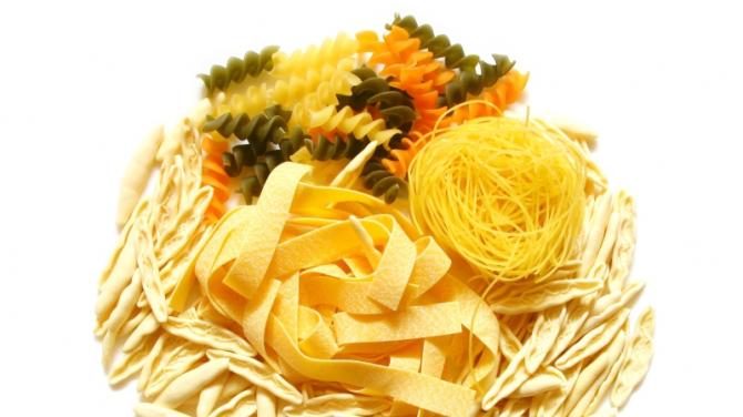 Calorie content of pasta dishes