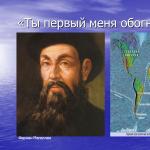 Presentation on the topic: “Fernand Magellan’s trip around the world On the verge of a dream coming true